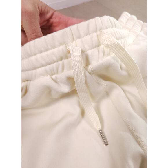 Woolx Merino Wool Joggers Women’s S – Ivory Fleece Sweatpants, Soft Warm Stretch - Picture 11 of 13